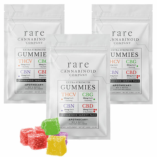 Rare Cannabinoid Company : Gummies Variety Pack
