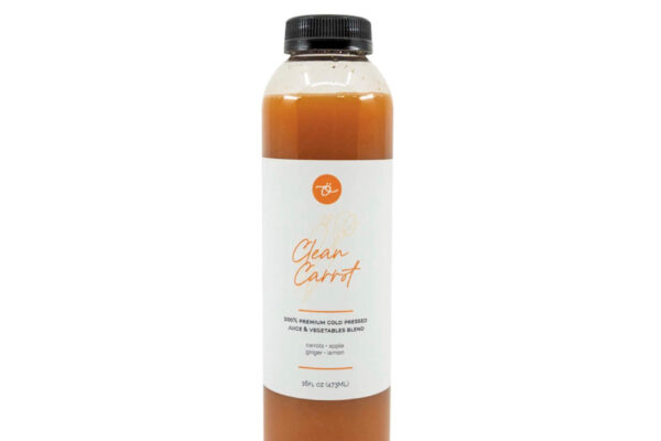 cold Pressed Juice - Clean Carrot - Be So Well powered by OLJ