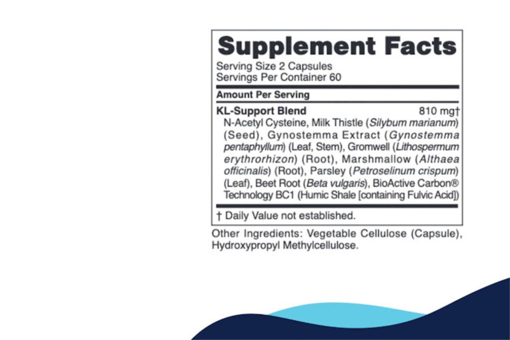 Supplements Facts Cellcore Kl Support